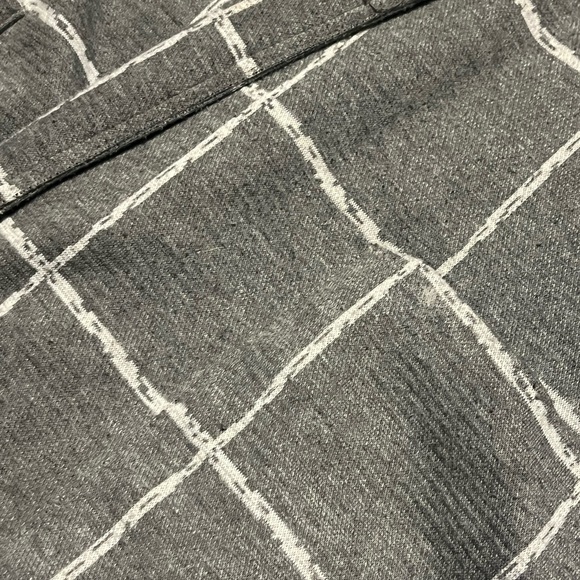 Lane Bryant Size 14/16 Grey Plaid Jacket Blazer - Picture 6 of 8